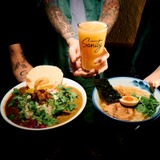 カレー「SPICE THEATER」、クラフトビール「Sanity」、らーめん「AFURI」