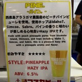 Pine。（Pineapple Hazy IPA）