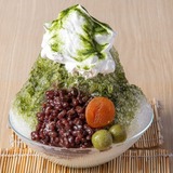 【夏季限定メニュー】かき氷（宇治抹茶白玉／フレッシュイチゴと白玉／完熟マンゴーと白玉）1,480円（税込）