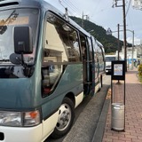 奥多摩駅前の臨時バス乗り場