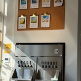 カウンター前に並ぶタップは10口