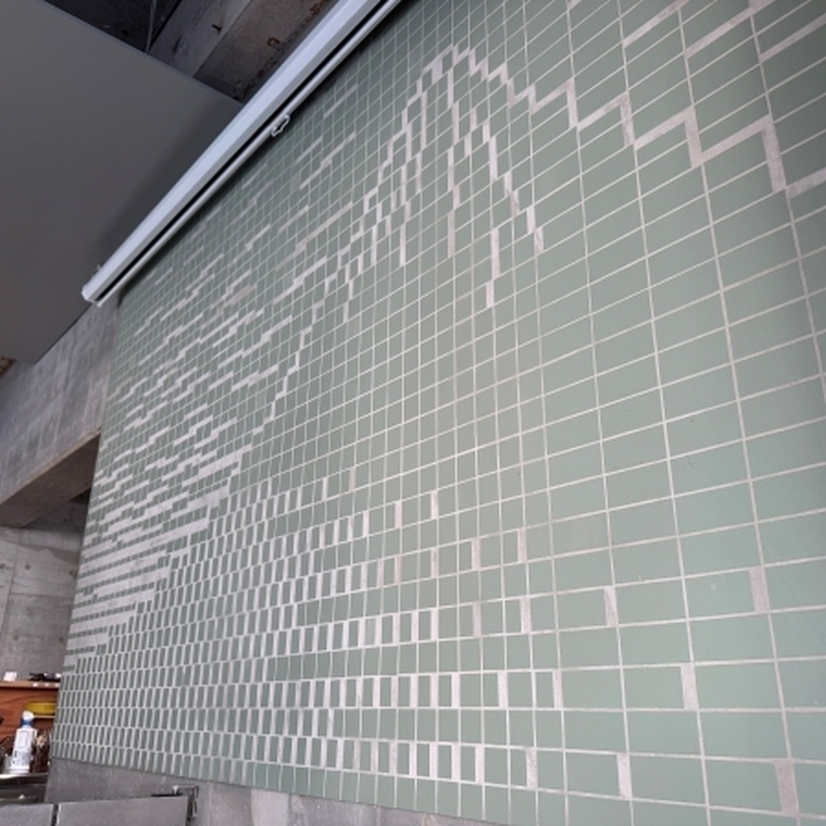 富士山デザインのタイルアート