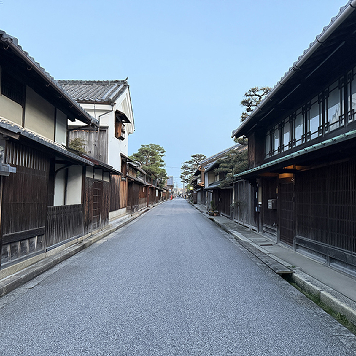 新町周辺の町並み