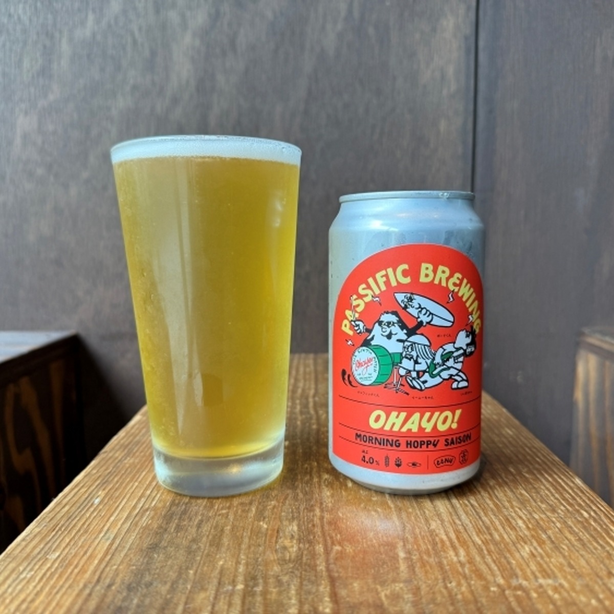 Passific Brewing「OHAYO!」（Morning Hoppy Saison）4.0%