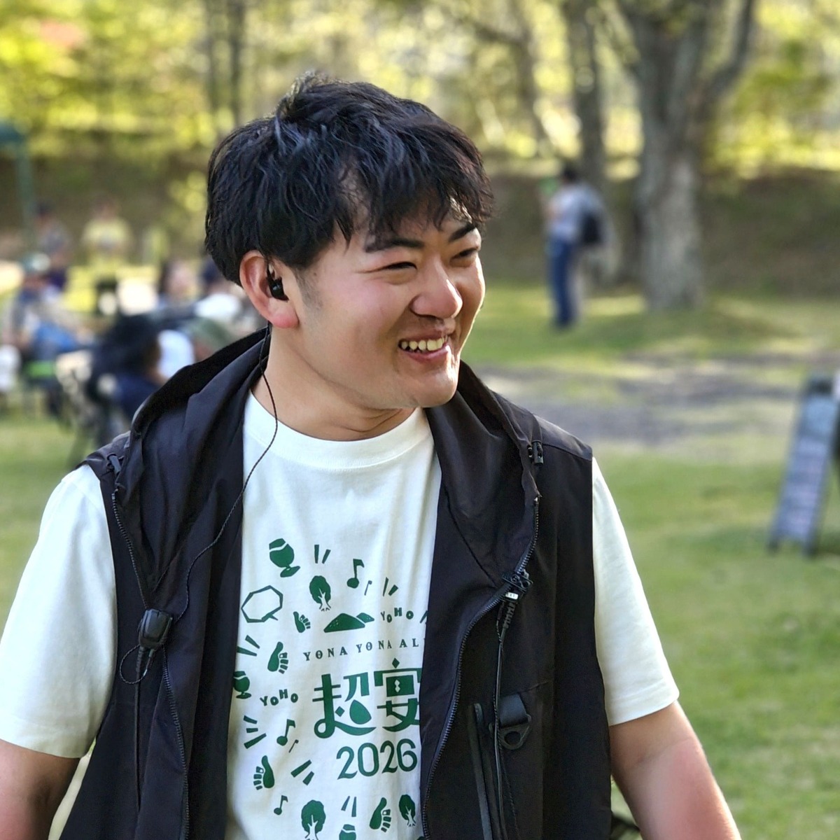超宴直前に金髪ロング→黒髪パーマに変えたピーターさん。久々に会ったファンの方に「ピーターじゃん！」と気付いてもらえたことが嬉しかったそうです