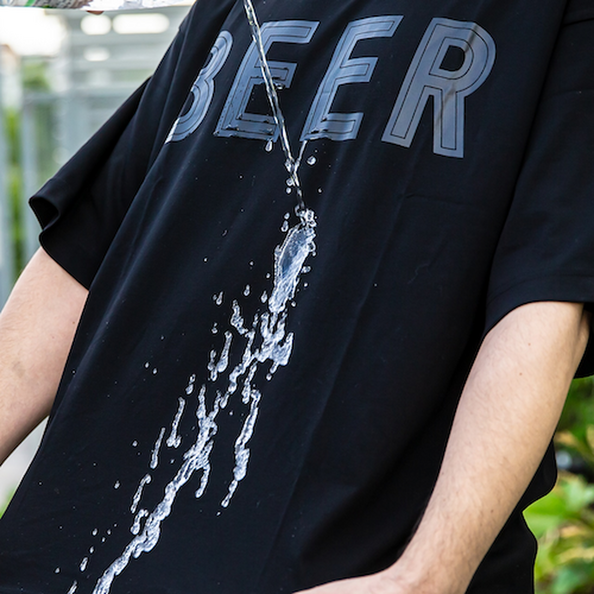 ビールを