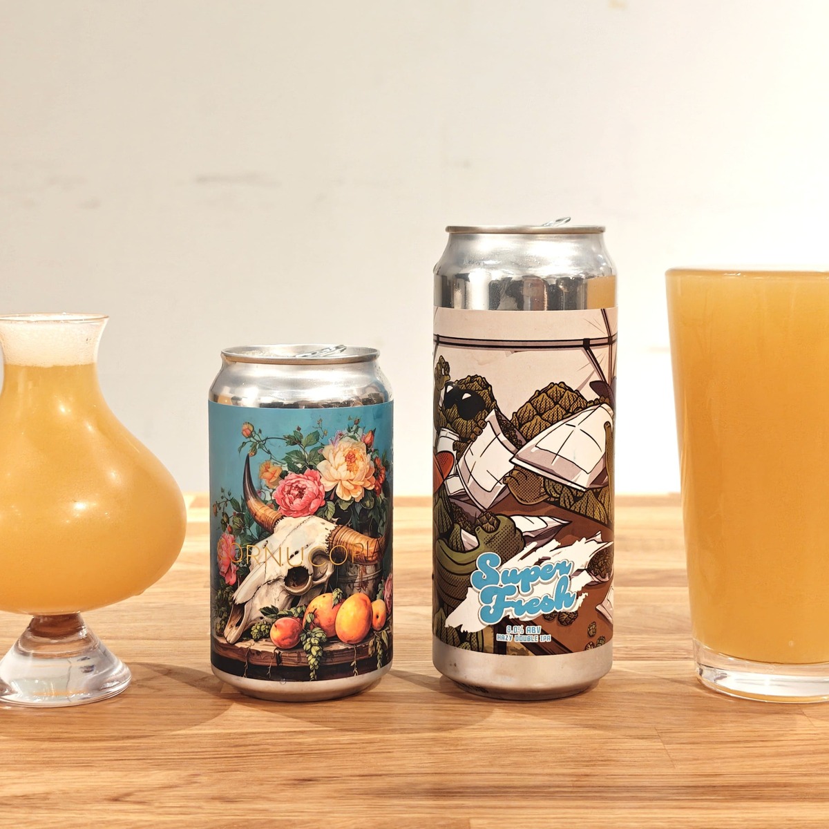 Cornucopia（左）と、Super Fresh（右）