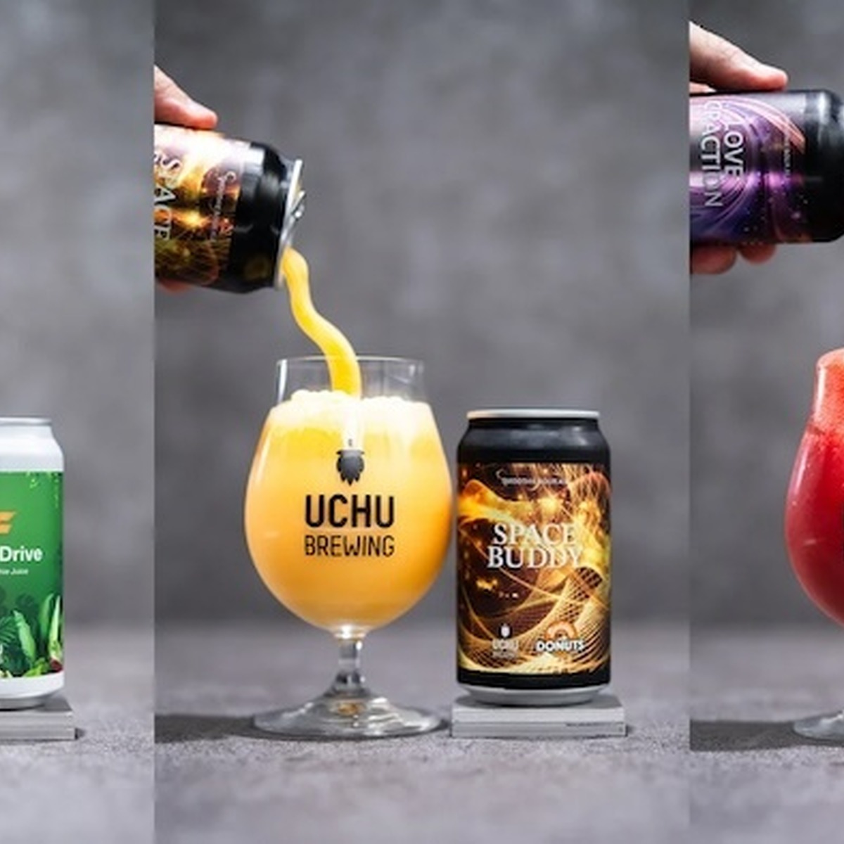 BUDDICA × うちゅうブルーイングが初コラボ！スムージービール2種とノンアル1種を発売