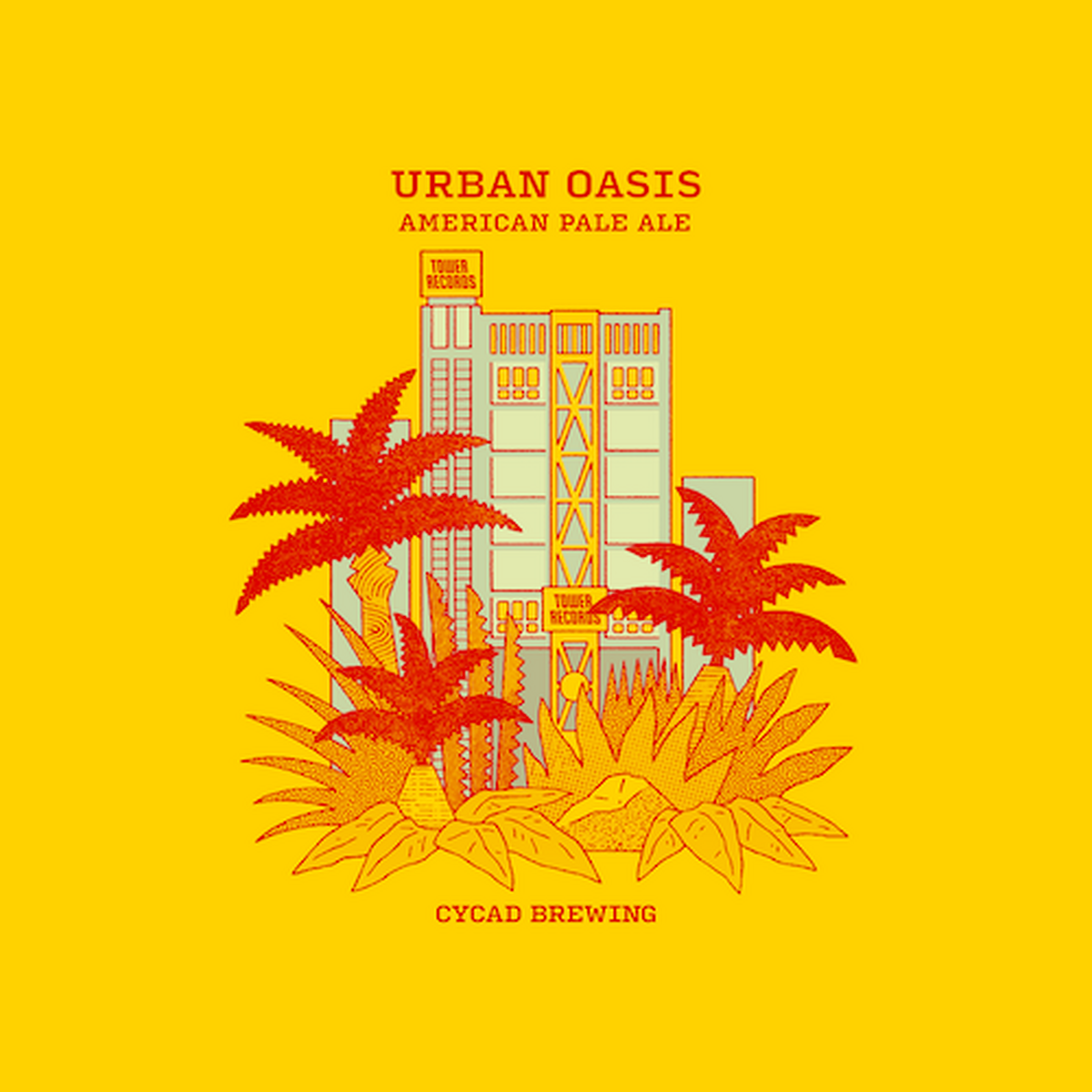 タワレコビア渋谷が新作コラボ2本を同時発売！王道ペールエール「Urban Oasis」と桃サワー「DREAM HOP」