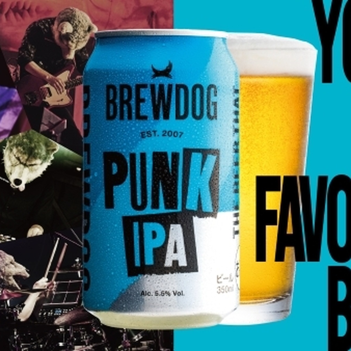 英国No.1クラフト「BREWDOG」がパッケージデザインを刷新！ MAN WITH A MISSIONとの再コラボも