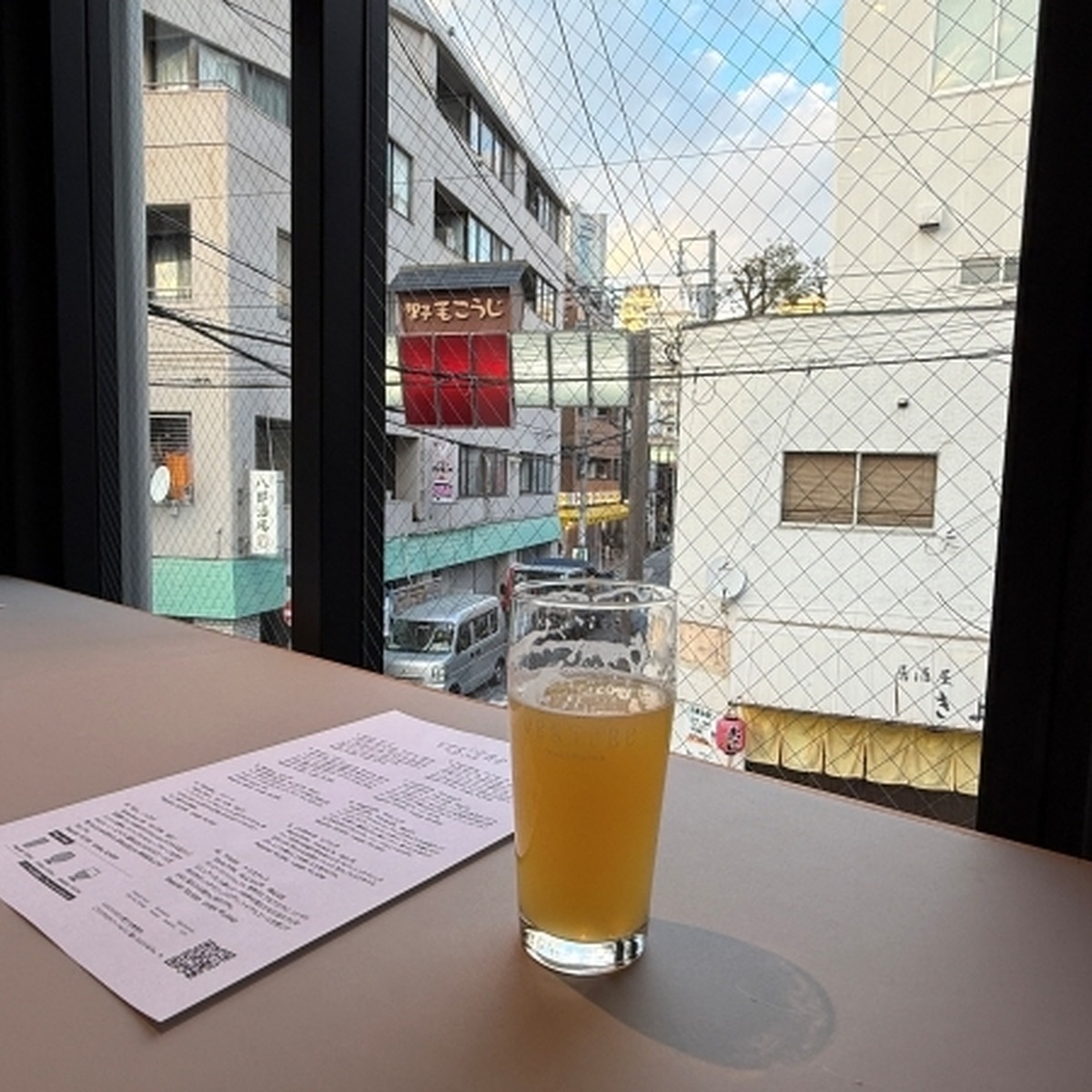 窓から見える風景