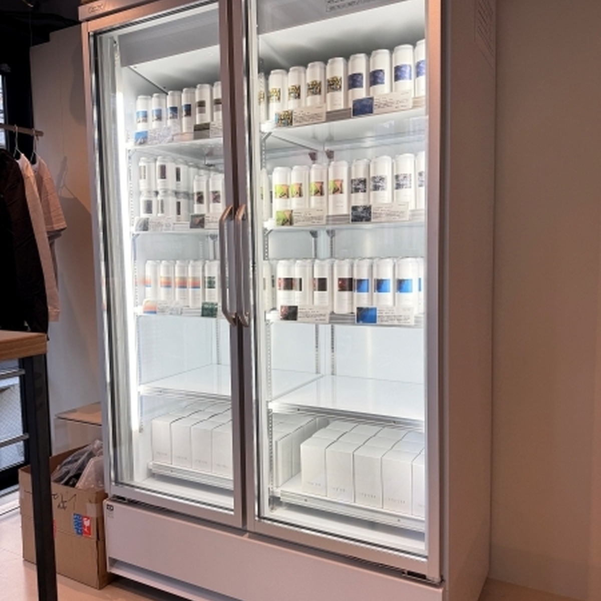 店内に設置された冷蔵ケース