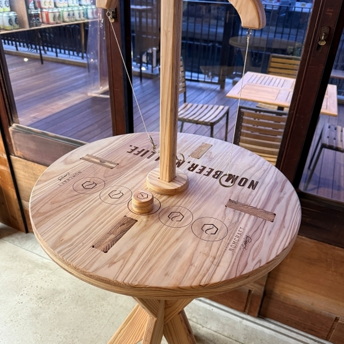 NOMCRAFT ロゴ入りのフック・アンド・リング