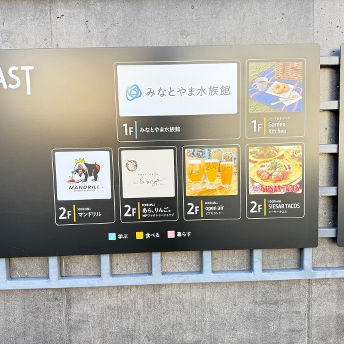 Nature Studio　案内看板