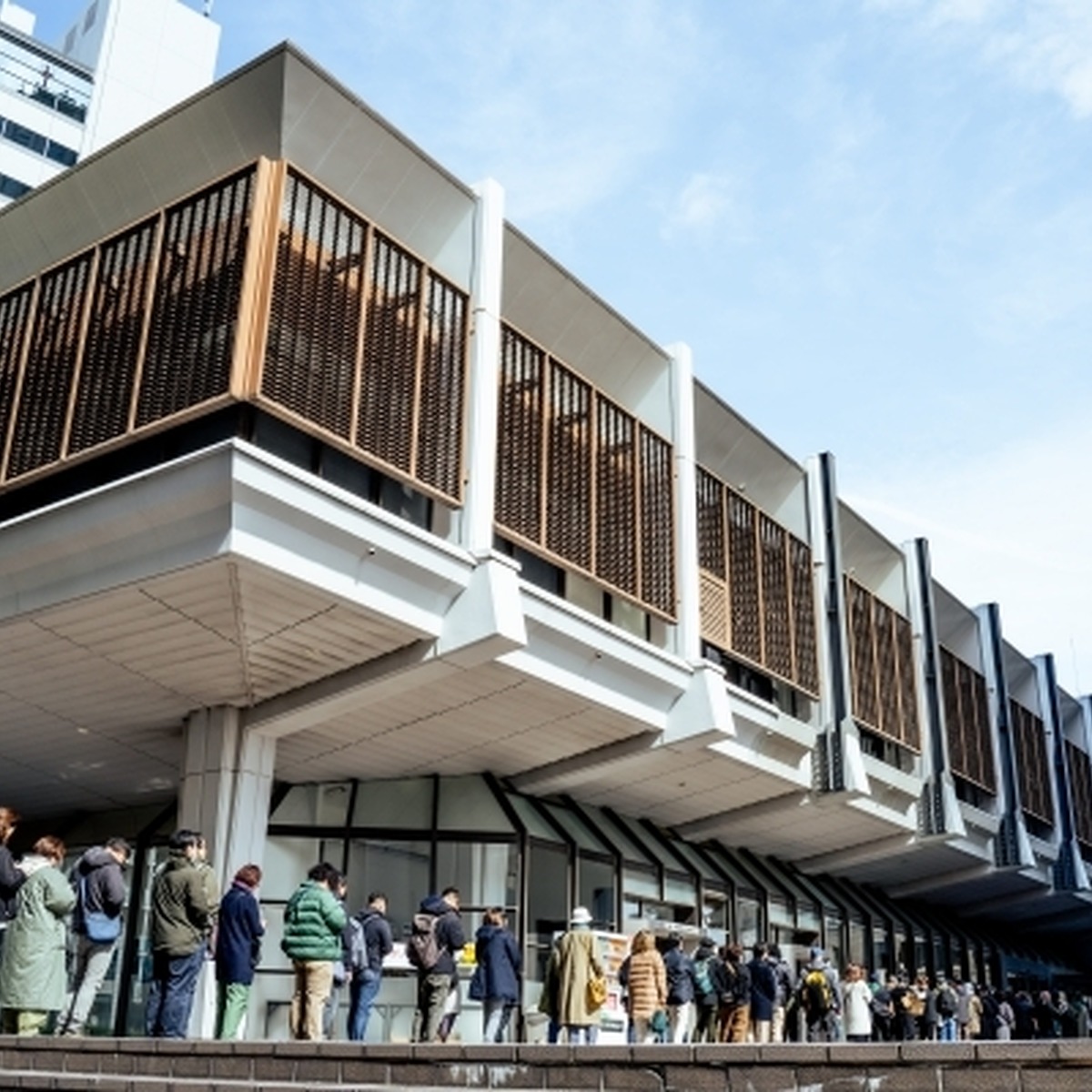 KOBE BEER JAMBOREE 2024 会場前行列の様子