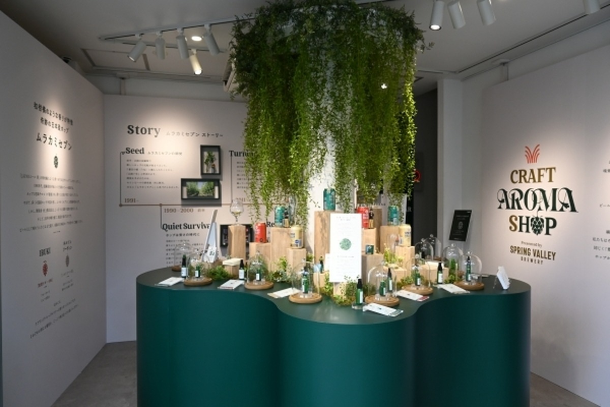 『CRAFT AROMA SHOP Presented by SPRING VALLEY BREWERY』内観