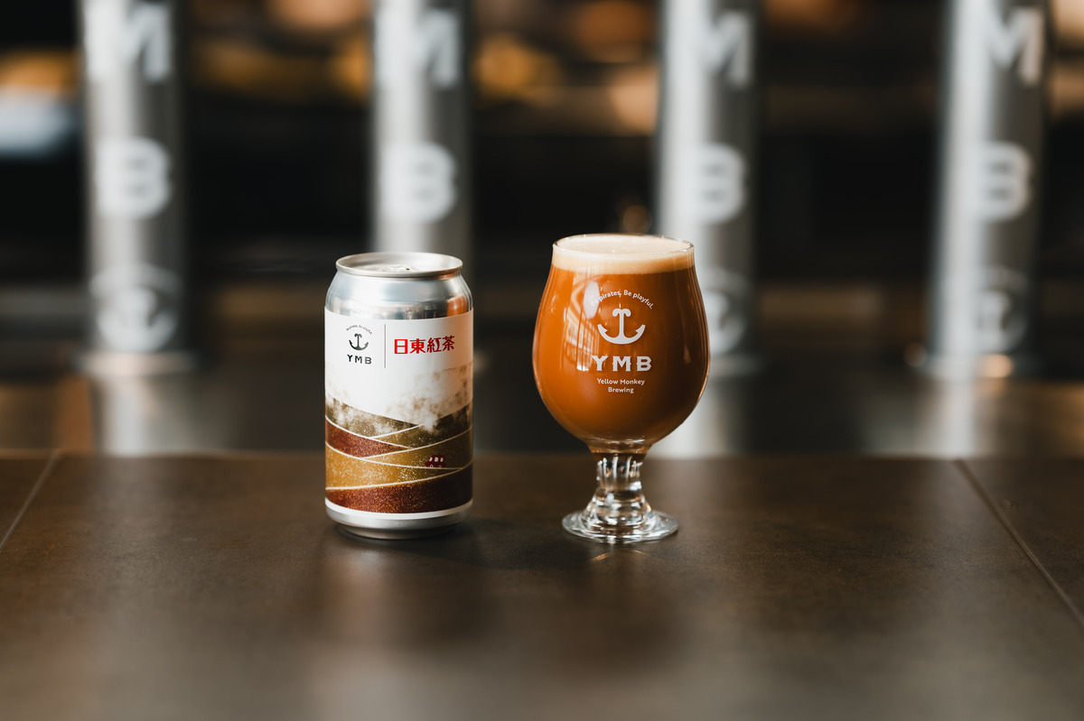 【横浜・クラフトビール】日東紅茶×Yellow Monkey Brewing。「ロイヤルミルクティー」をビールで表現した「CHA-GASUMI -茶霞-」