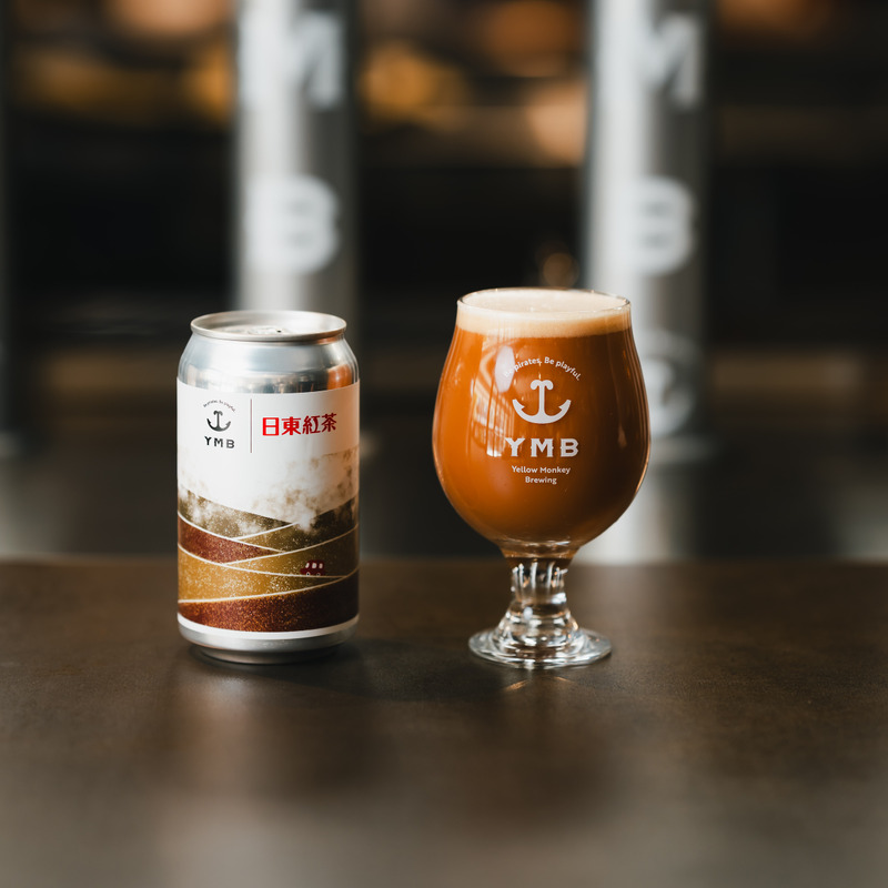 【横浜・クラフトビール】日東紅茶×Yellow Monkey Brewing。「ロイヤルミルクティー」をビールで表現した「CHA-GASUMI -茶霞-」 画像