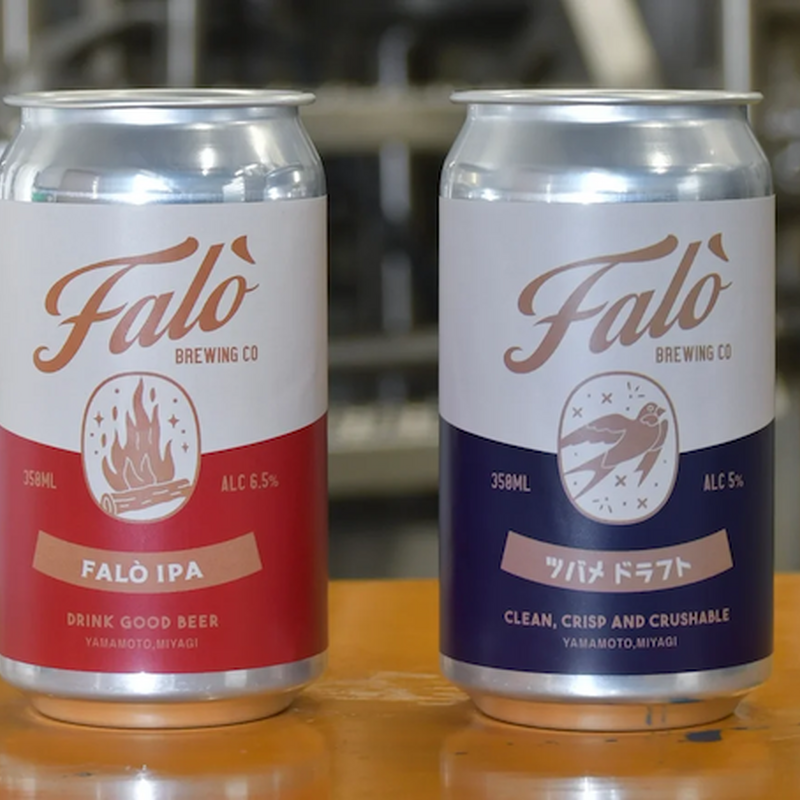 宮城・山元町のFalò Brewingが缶ビール製造を開始！定番2種を2026年1月より順次販売 画像